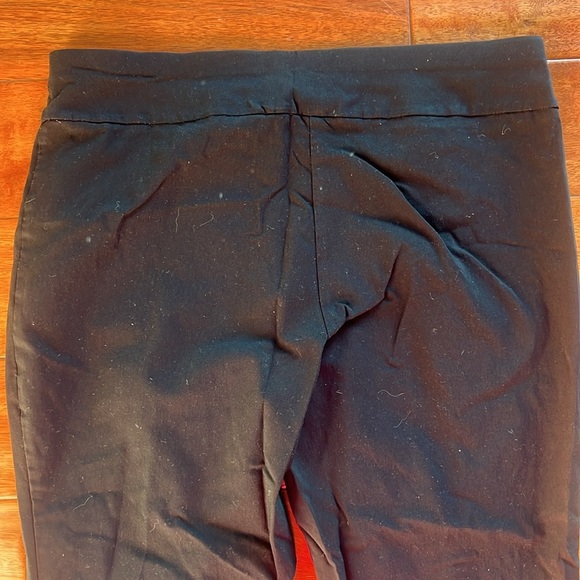 Alfani Black Ponte Classic Fit Pull on Capris Wide Waistband Size 16 Short - Picture 6 of 7